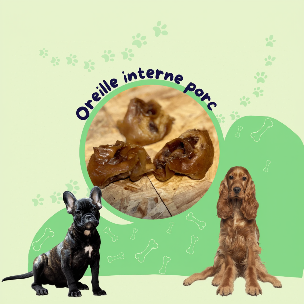 Oreilles interne de porc 100g